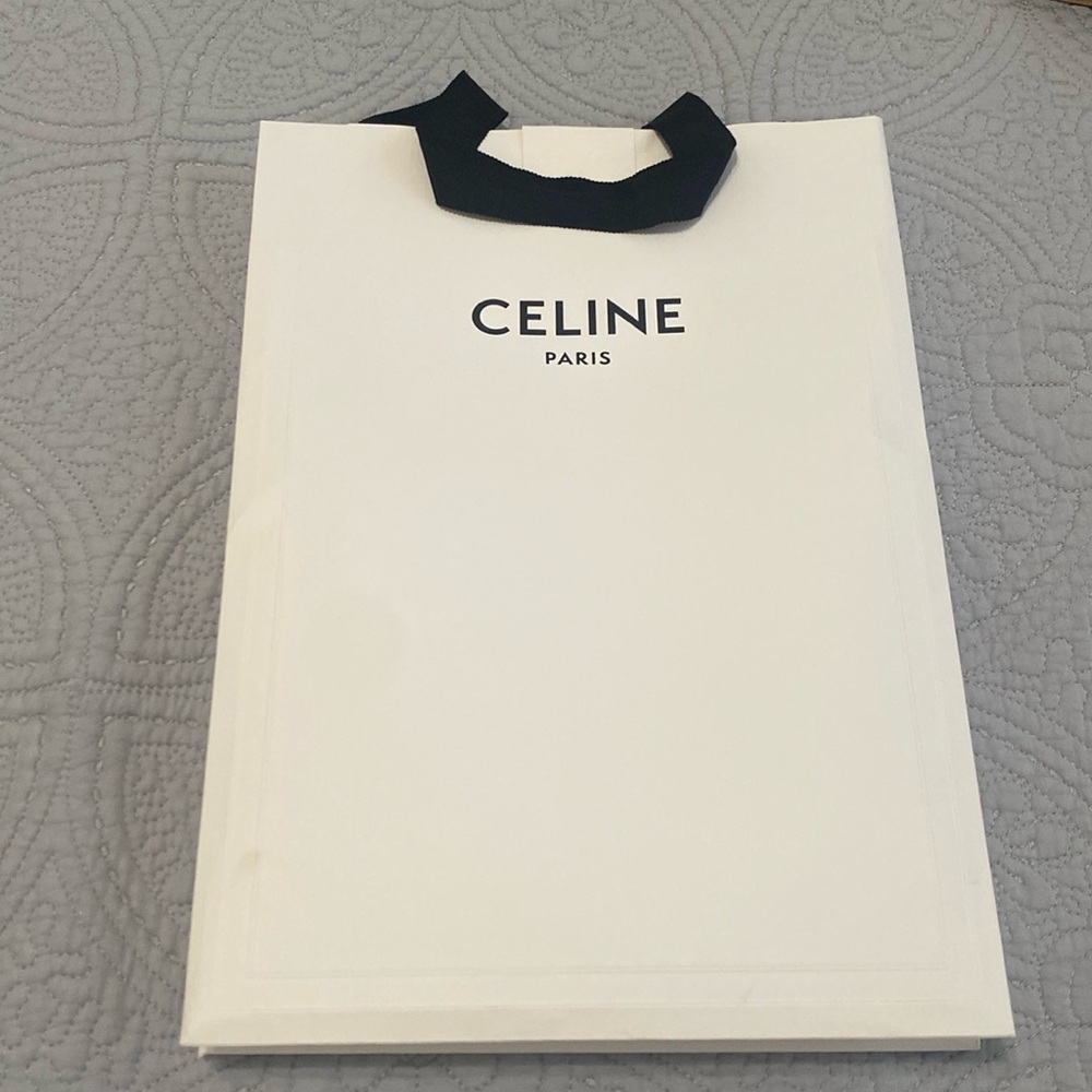 Brand new Celine paper shopping bag